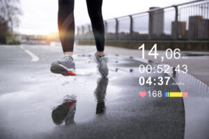 Woman running